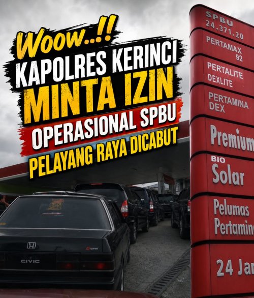 Kepolisian Resor Kerinci melakukan pengawasan ketat terhadap Stasiun Pengisian Bahan Bakar Umum (SPBU) 24.371.20 