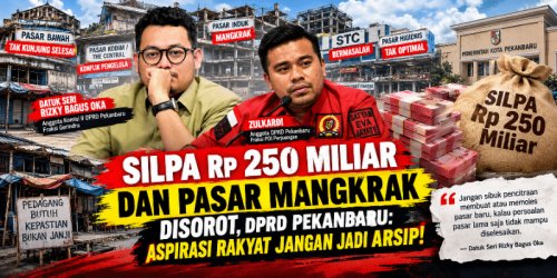 DPRD Pekanbaru Bongkar “Borok” Tata Kelola Pasar: Jangan Bangun Pasar Baru, Selesaikan Dulu yang Terbengkalai!