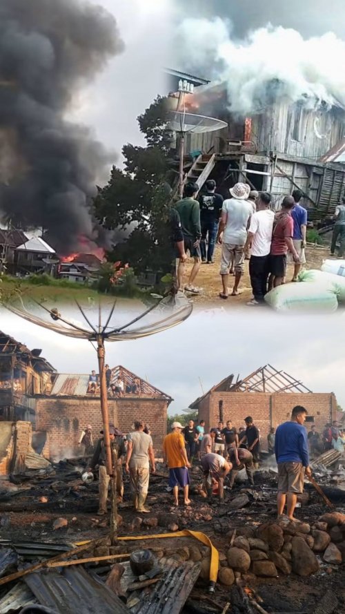 Desa Talang Benteng Berduka, Belasan Rumah Dilahap si Jago Merah