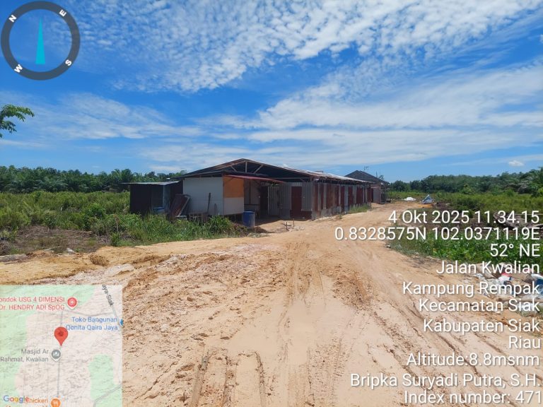 Pemberitaan Keliru, Gudang di Kota Siak Bukan Gudang Minyak Ilegal Tapi Brondolan Sawit!!